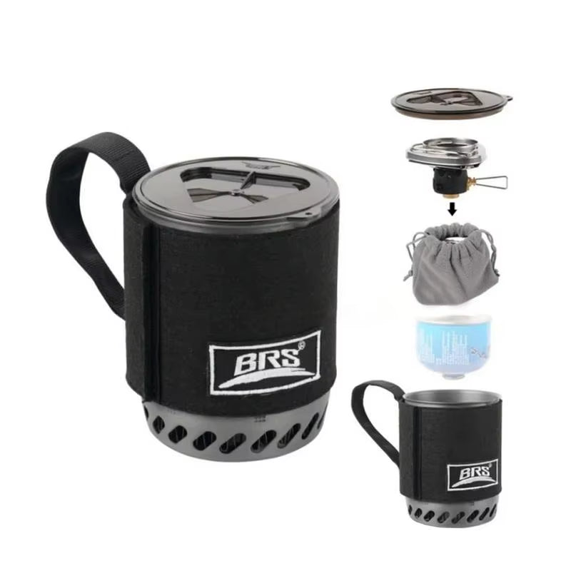 Jet Boil Camping Pot with Heat Exchanger 